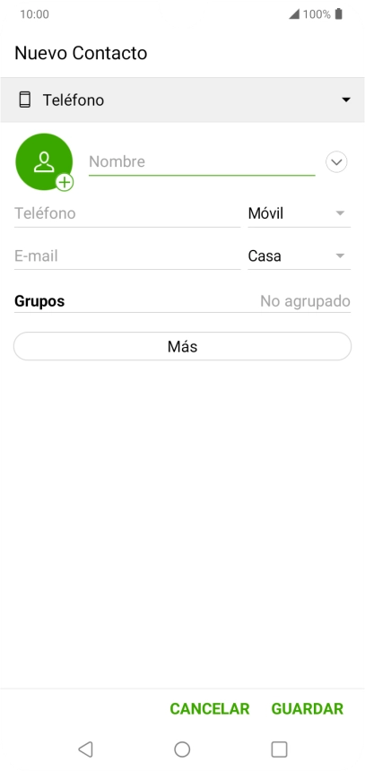 Pulsa la lista desplegable de la guía.
