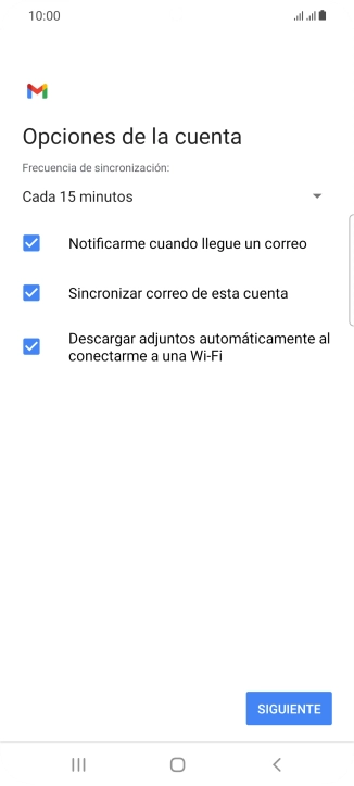 Pulsa la lista desplegable bajo 