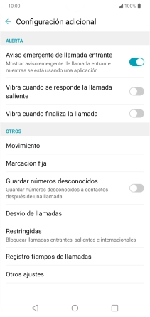 Pulsa Desvío de llamadas.