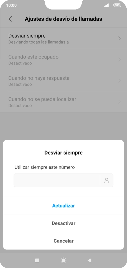 Pulsa Desactivar.