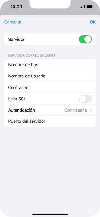 Pulsa el indicador junto a 