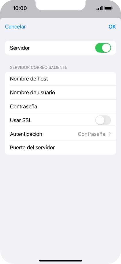 Pulsa el indicador junto a 