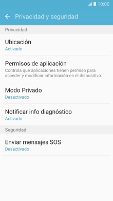 Pulsa Ubicación.