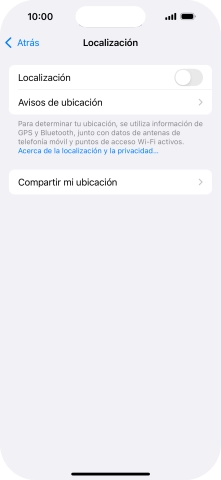 Pulsa el indicador junto a 