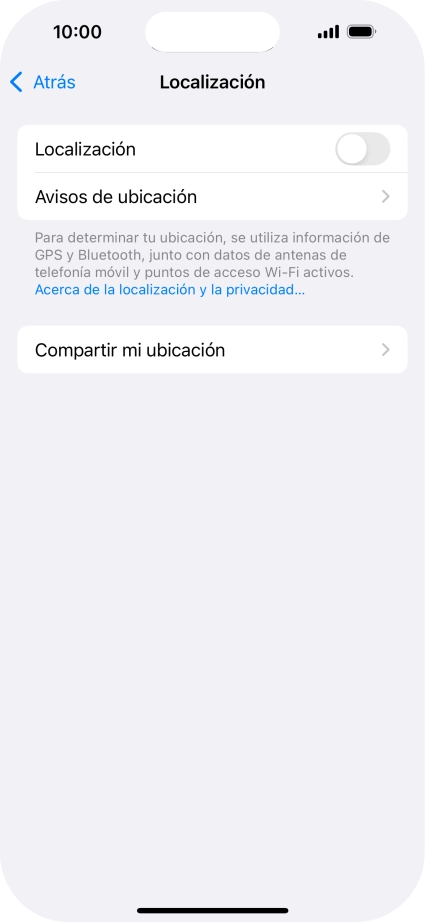 Pulsa el indicador junto a 