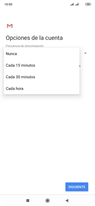 Pulsa el ajuste deseado. Pulsa el ajuste deseado.