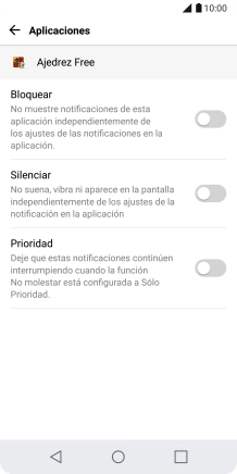 Pulsa el indicador junto a 