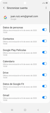 Pulsa la tecla de inicio para terminar y regresar a la pantalla de inicio.