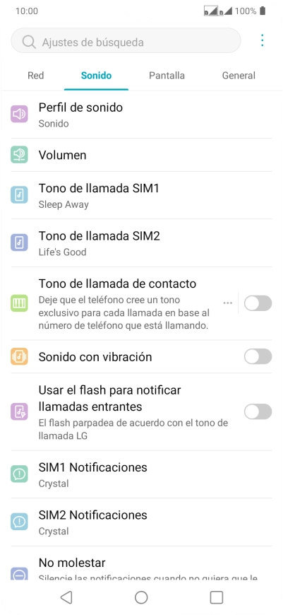 Pulsa la tecla de inicio para terminar y regresar a la pantalla de inicio.