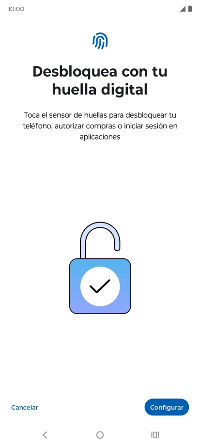 Pulsa Configurar.