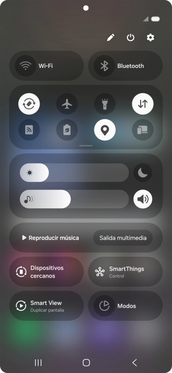 Pulsa el icono de ajustes.