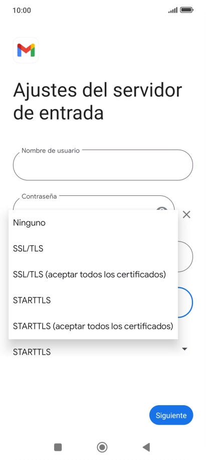 Pulsa SSL/TLS.