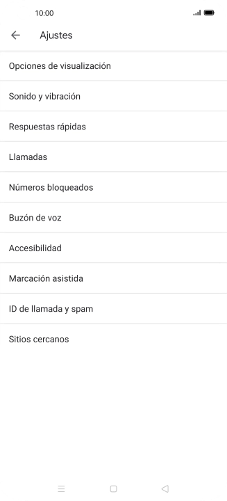 Pulsa Llamadas.