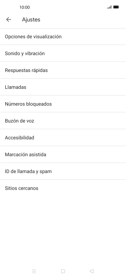 Pulsa Llamadas.