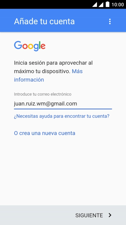 Pulsa SIGUIENTE.
