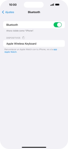 Pulsa el dispositivo Bluetooth deseado y sigue las indicaciones de la pantalla para vincular el dispositivo al teléfono.
