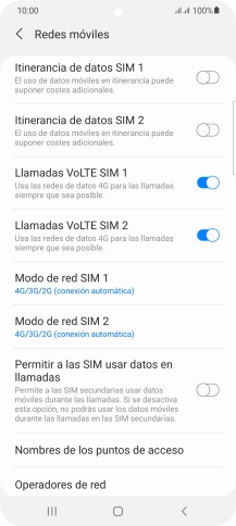 Pulsa Operadores de red.