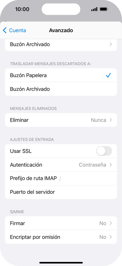 Pulsa el indicador junto a 