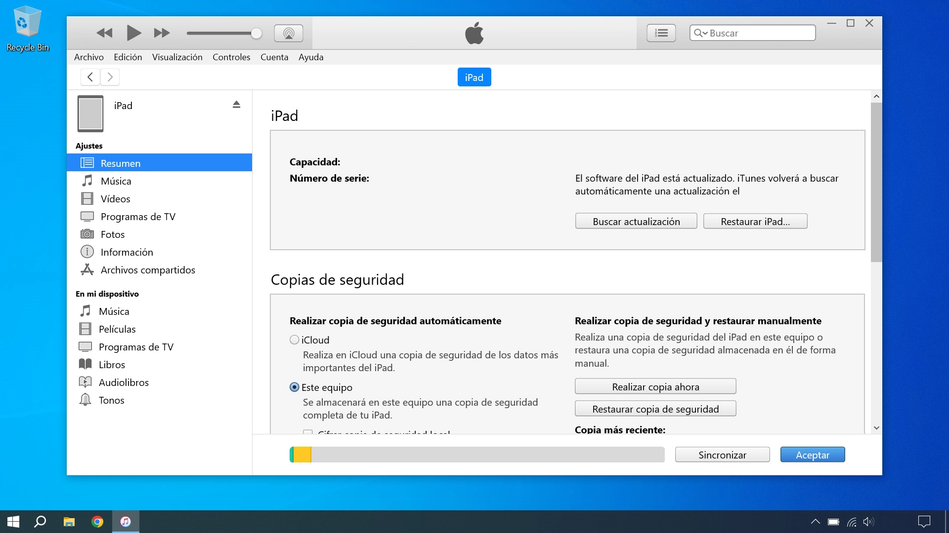 Haz clic en una categoría y sigue las indicaciones de la pantalla para seleccionar los ajustes deseados.