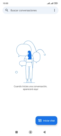 Pulsa Iniciar chat.