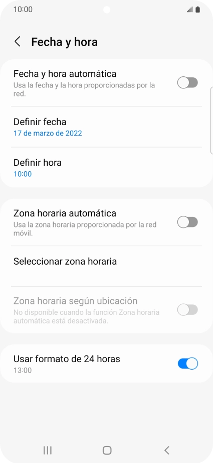 Pulsa el indicador junto a 