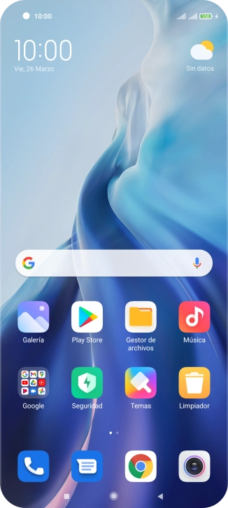 Cuando el icono de carga de batería aparece en la pantalla, el teléfono se está cargando.