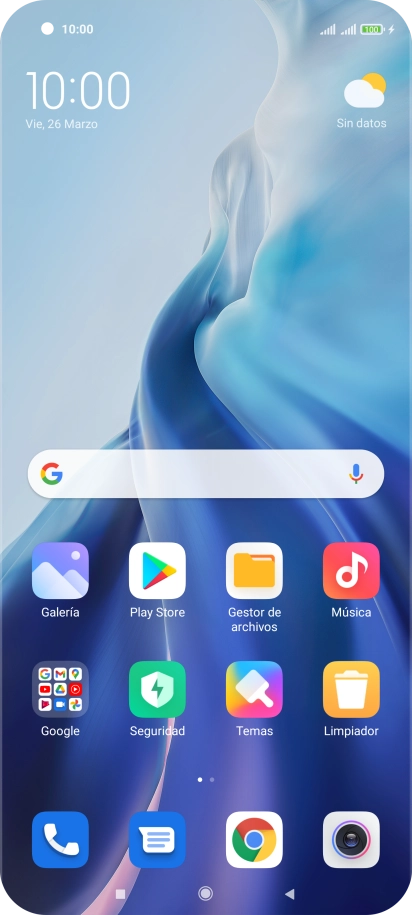 Cuando el icono de carga de batería aparece en la pantalla, el teléfono se está cargando.
