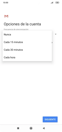 Pulsa el ajuste deseado.