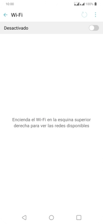 Pulsa el indicador para activar la función.