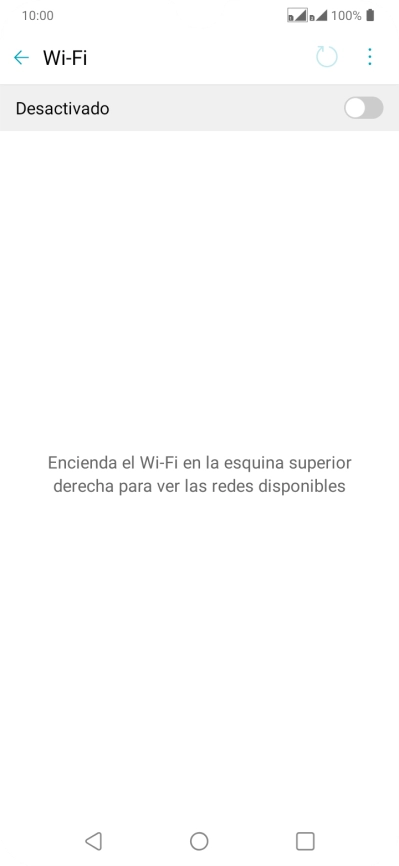 Pulsa el indicador para activar la función.