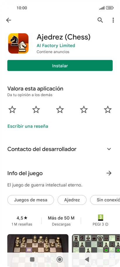 Pulsa la tecla de inicio para terminar y regresar a la pantalla de inicio.