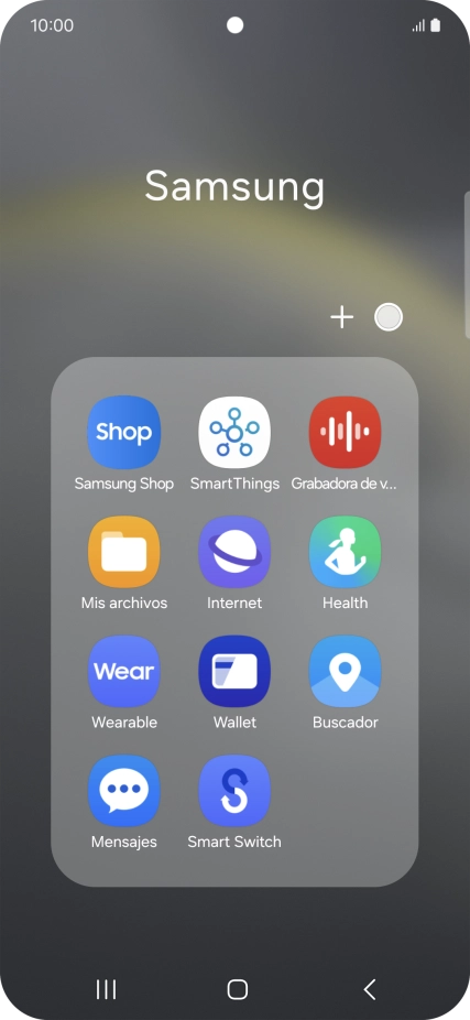 Abre una app que sea compatible con esta función, por ejemplo, Mensajes. Abre una app que sea compatible con esta función, por ejemplo, Mensajes.