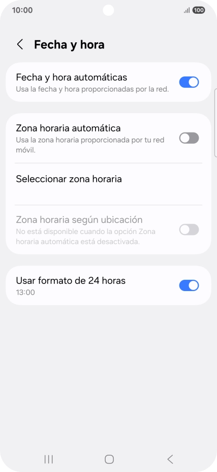 Pulsa el indicador junto a 
