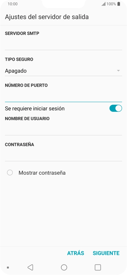 Pulsa el indicador junto a 
