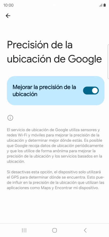 Si pulsas el indicador junto a 