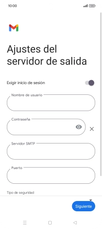 Pulsa el indicador junto a 
