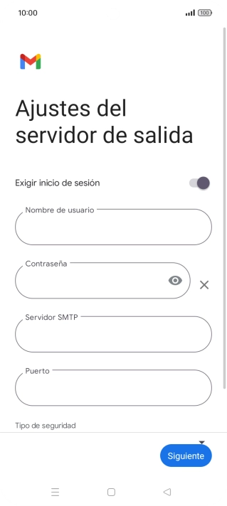 Pulsa el indicador junto a 