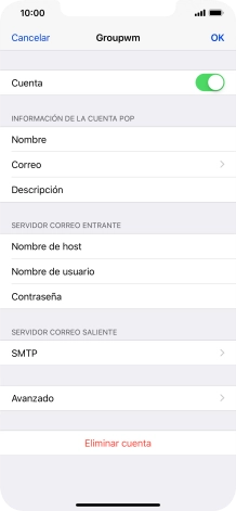 Pulsa SMTP.