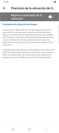 Pulsa el indicador junto a 