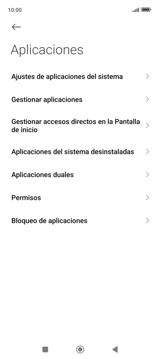 Pulsa Gestionar aplicaciones.