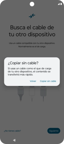 Pulsa Copiar sin cable.