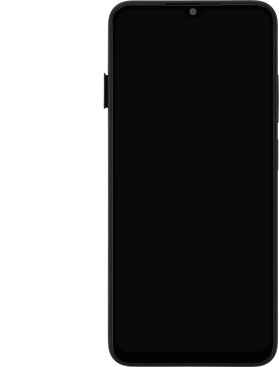 Retira el contenedor de tarjetas del teléfono.