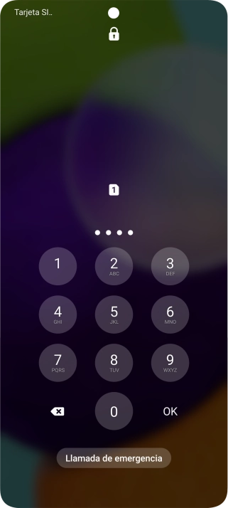 Si lo solicita el teléfono, introduce el código PIN y pulsa OK.