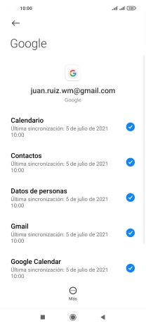Pulsa la tecla de inicio para terminar y regresar a la pantalla de inicio.