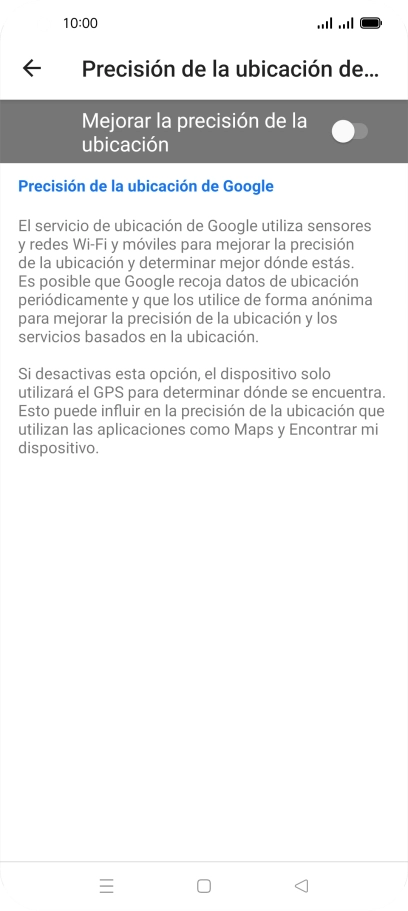 Si pulsas el indicador junto a 