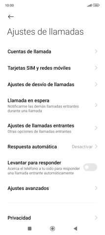 Pulsa Ajustes de desvío de llamadas.