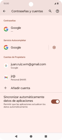 Pulsa la tecla de inicio para terminar y regresar a la pantalla de inicio.
