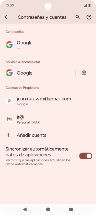 Pulsa la tecla de inicio para terminar y regresar a la pantalla de inicio.