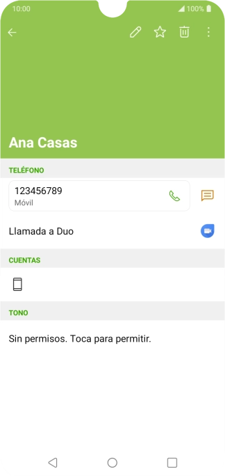 Pulsa la tecla de inicio para terminar y regresar a la pantalla de inicio.
