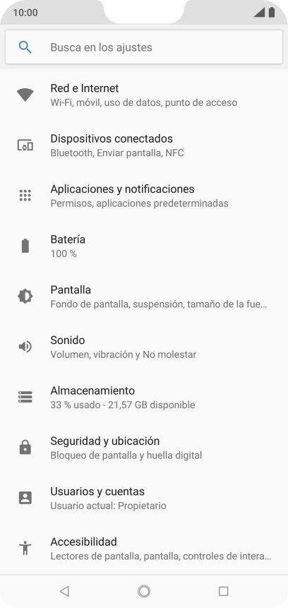 Pulsa Red e Internet.